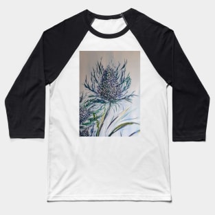 Blue thistle Baseball T-Shirt